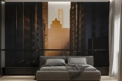 Fototapeta: Ulica california street o zachodzie słońca