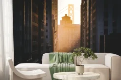 Fototapeta: Ulica california street o zachodzie słońca