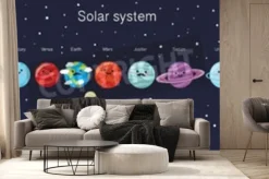 Fototapeta: Uśmiechające się planety