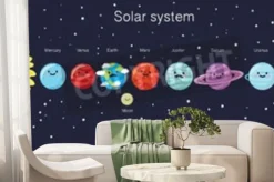 Fototapeta: Uśmiechające się planety