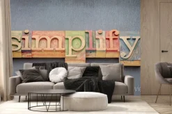 Fototapeta: Uproszczenie wyraz w rodzaju drewna