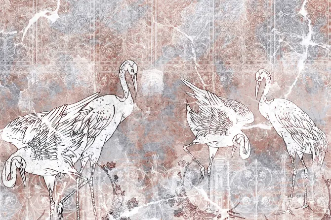 Fototapeta: Żurawie