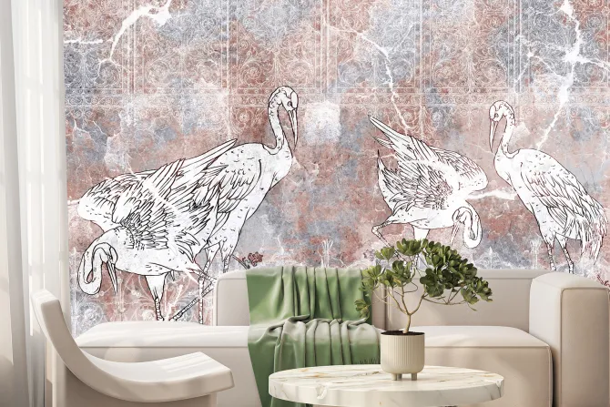 Fototapeta: Żurawie