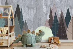 Fototapeta: Uroczy słonik w skandynawskim lesie