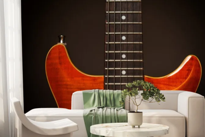 Fototapeta: Vintage electric guitar