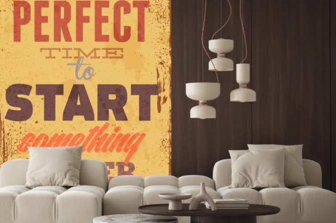 Fototapeta: Vintage ilustracja typografia wektor grunge efektów. może być