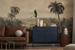 Fototapeta: Vintage palmy w tropikalnej dżungli