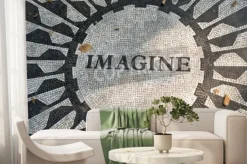 Fototapeta: W "imagine" mozaiki znajduje się w strawberry fields, central