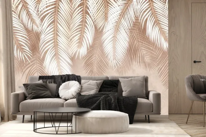 Fototapeta: Wallpapers. palm leaves. background of palm leaves.