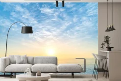 Fototapeta: Wchód słońca nad morzem