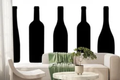 Fototapeta: Weinflaschen ikony