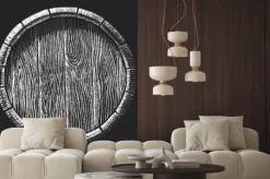 Fototapeta: Wektor baryłkę narysowany na tablicy. rgb. jeden kolor globalny.