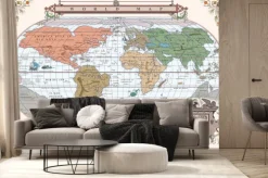 Fototapeta: Wektor starego świata w zabytkowe ramki