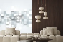 Fototapeta: Wektor tła. ilustracja abstrakcyjne tekstury z kwadratów. wzornictwo