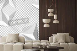 Fototapeta: Wektor tła streszczenie wielokąt trójkąta. wielokątny wzór geometryczny