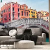 Fototapeta: Wenecja ze słynnym kanałem wodnym i kolorowymi domami