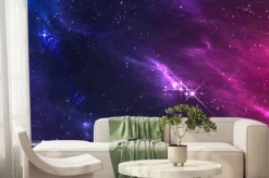 Fototapeta: Widok na przestrzeń kosmiczną z mgławicą