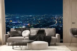 Fototapeta: Widok nocnego miasta