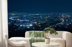 Fototapeta: Widok nocnego miasta