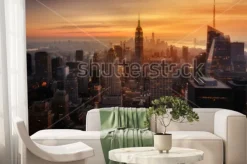 Fototapeta: Widok z góry na wieżowce nowego jorku