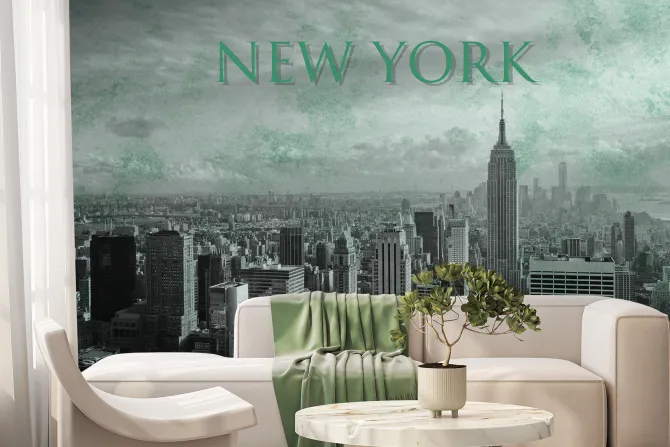 Fototapeta: Widok z góry na miasto nowy jork