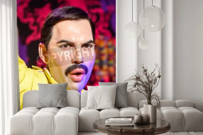 Fototapeta: Wiedeń, austria - 08 sierpnia 2015 r freddie mercury figurka