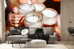 Fototapeta: Świeże piwo w ogródku piwnym