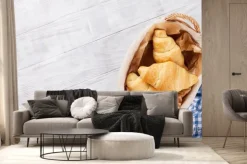 Fototapeta: Świeże rogaliki kosz