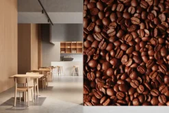 Fototapeta: Świeże ziarna kawy