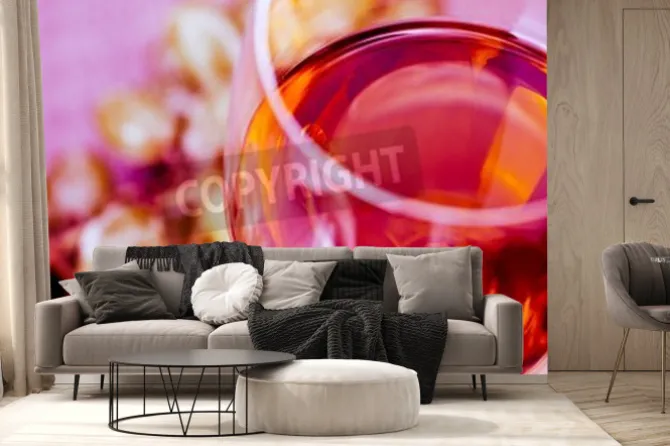 Fototapeta: Winogronowy i wino