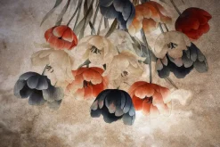 Fototapeta: Wiszące kolorowe kwiaty tulipanów