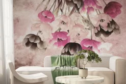 Fototapeta: Wiszące kolorowe kwiaty tulipanów