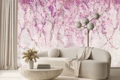 Fototapeta: Wiszące pnącza kwiatów wiśni