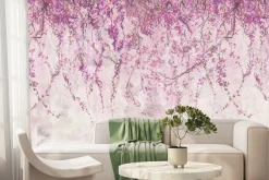 Fototapeta: Wiszące pnącza kwiatów wiśni