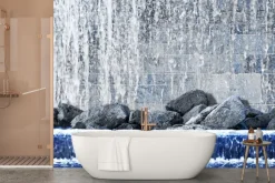 Fototapeta: Wodospad i kamienie