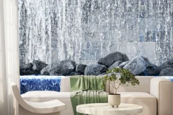 Fototapeta: Wodospad i kamienie