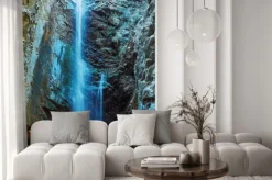 Fototapeta: Wodospad millomeris w górach troodos na cyprze