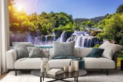 Fototapeta: Wodospad skradinski buk krajobraz