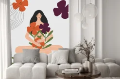 Fototapeta: Woman health and gynecology concept. wild and natural female