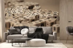 Fototapeta: Wooden cubes