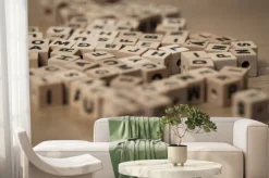 Fototapeta: Wooden cubes