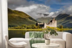 Fototapeta: Wschód słońca nad zamkiem kilchurn