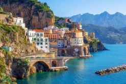 Fototapeta: Wybrzeże amalfi włoski krajobraz