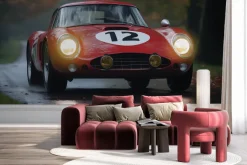 Fototapeta: Wyścig zabytkowych samochodów na ulicy