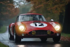 Fototapeta: Wyścig zabytkowych samochodów na ulicy