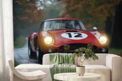 Fototapeta: Wyścig zabytkowych samochodów na ulicy