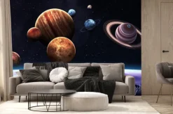 Fototapeta: Wysokiej jakości pojedyncze planety układu słonecznego. elementy