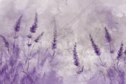Fototapeta: Wzór akwarelowy przedstawiający pole lawendy
