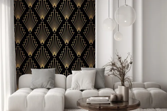 Fototapeta: Wzór art deco w stylu vintage