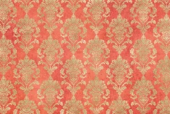 Fototapeta: Wzór barokowy na czerwonym tle
